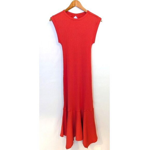 NWT Daily Practice | Anthropologie Highline Cap Sleeve Midi Dress | Size XXS - Picture 2 of 10